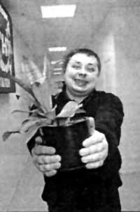 A plant in the home improves the quality of the air you breathe.