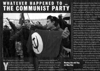 The Newsweek article