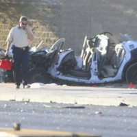Reno 911! In Vegas: Deputy S. Jones Plows Patrol Car Into White Trash at 109 MPH In Residential Zone 