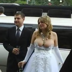 "Sluttiest Wedding Dress" Award Goes To Russian Bride