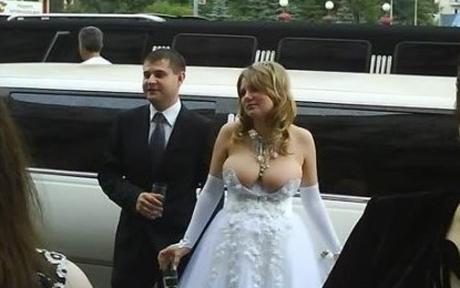 "Sluttiest Wedding Dress" Award Goes To Russian Bride