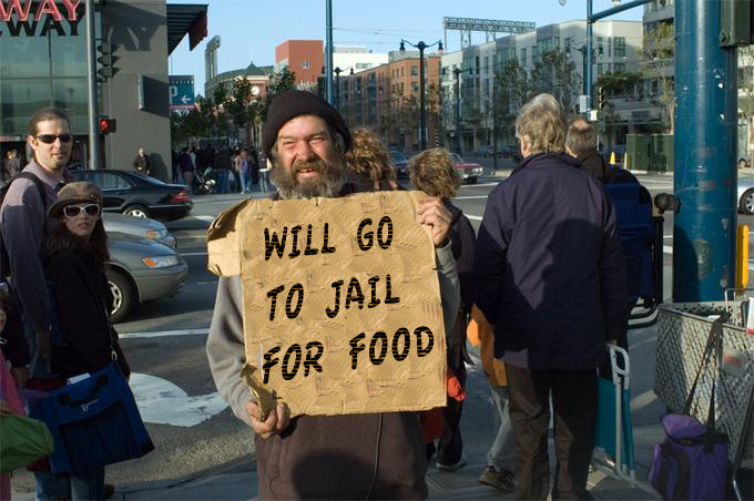 Will Be Jailed For Food: To Poorest Americans Incarceration Is An All-Inclusive Welfare Getaway Opportunity