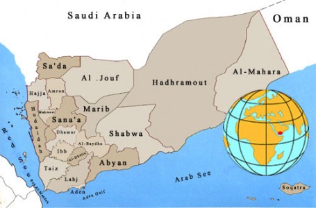 yemen map