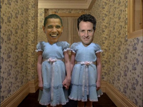 obama geithner twins