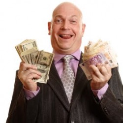 Happy Rich Businessman