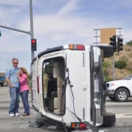 Victorville Irony: Big Rig Plows Through Funeral Procession For Woman Who Died In A Car Accident