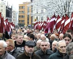All 1000 Latvians Left On The Planet March To Honor Their Nazi-Suckup Grandparents Who Got Their Asses Kicked By A Bunch Of Gulag Monkeys...Folks, If Life Gets You Down, Just Remember It Could Be Worse: You Could Have Been Born Latvian
