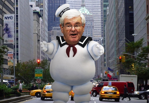 Draft-Dodging Divorce Addict Newt Gingrich Impersonates A Hard-Nosed Warmonger For American Enterprise Institute...