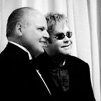 Limbaugh, A Closet Case? No Way Dude, Limbaugh Is Totally A Manly Man! Just Because A Guy's A Republican Homophobe Bachelor Whose Idea Of A Dream Wedding Means Having Elton John Standing Right By Your Side As You Say "I Do" To That Thing With The Long Blond Hair...How's That Make Limbaugh Gay? Seriously, Betcha He's Bangin' That Blond Wife Of His, Cuz Rush Is Totally Into Chicks...Banging Chicks, And Squeezing Their...Those Things They Have, The...Smokes Cigars, Yeah, But...Aw Heck, Who're We Foolin' Folks...