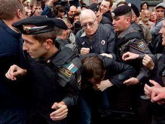 Former Exile Columnist Eduard Limonov Arrested Along With 150 Anti-Kremlin Protesters...Putin Warned Protesters "You are going to get beaten with a club. It’s as simple as that"...