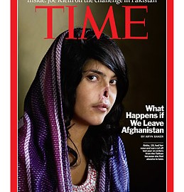Wikileaks: C.I.A. Secret Memo Proposed Using Female Victims To Drum Up Support For Afghanistan War: "Afghan Women Could Serve As Ideal Messengers In Humanizing The ISAF Role In Combating The Taliban"...Next Thing You Know, Time Magazine Cover Features Afghan Woman To Humanize War...Can American Corruption Get Any Cruder (Or Stupider) Than This? Stay Tuned To The "Collapse Of The American Empire" Comedy Show...