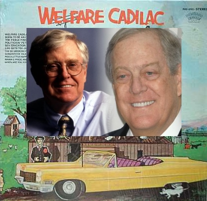 welfare cadilac charles david koch