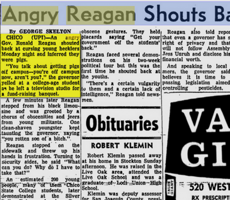 reagan 1970 angry calls students pigs3