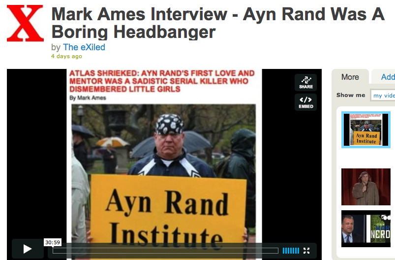 The Fountainheadbanger: Mark Ames Talks About The Hilarious Banality Of Ayn Rand On Progressive Radio KGNU In Colorado