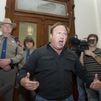 Truther Alex Jones Pulls Anti-TSA Mob Publicity Stunt In Texas State Legislature...So Now We Can Add "Truther" To The List Of Brave Anti-TSA Martyr-Heroes Including Jim DeMint, Khloe Kardashian, John "Don't Touch My John Birch Society" Tyner, And Glenn Greenwald of the Libertarian Cato Institute...Yeah, It Was Totally Authentic All Along, Folks...