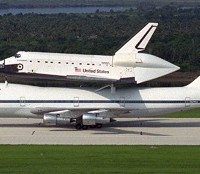 Comparing it to a 747 makes you realize what a tiny junker the Shuttle's always been...