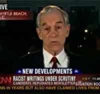 Presidential candidate Ron Paul ventures out of the crypto-segregationist closet...