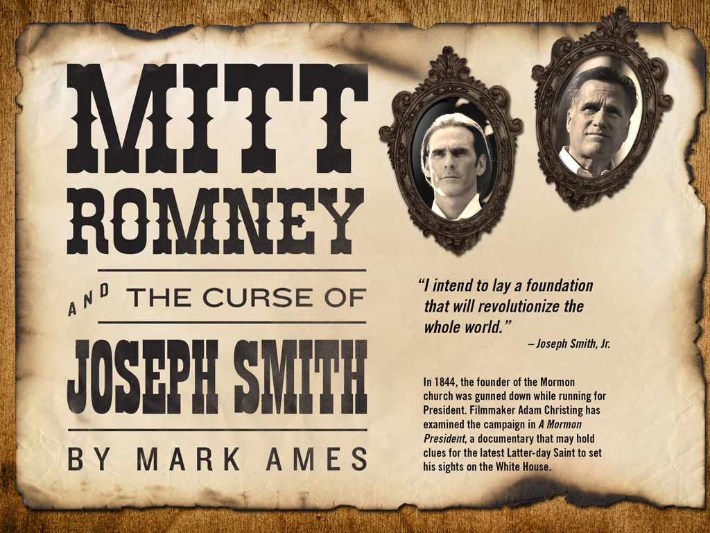 Mitt Romney & The Curse Of Joseph Smith: "It's The End Of The World As We Know It, And I Feel Gentile"