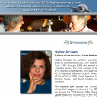 Former ACLU President Nadine Strossen Hired By Koch Cartel To Play "Speaker" On Reason Magazine Cruise [HT: Reader]
