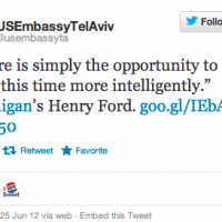 Oy Vey, Talk About Failure! US Embassy In Tel Aviv Tweets Quotes From Notorious Anti-Semite Henry Ford