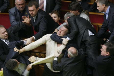 ukraine rada fight1