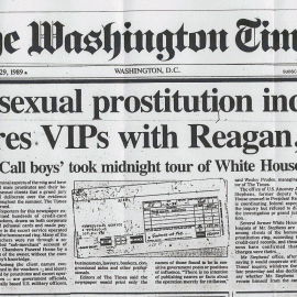 Recovered History: FBI Uncovers Child Prostitution Ring Linked To George Bush Sr...Kidnapped Children Given VIP Tours Of Reagan White House..."Franklin Affair" Resulted In Scores Of Strange Deaths...
