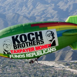 Billionaire Koch Brothers Use Their $1 Billion-A-Year Taxpayer-Funded Biofuel Subsidy To Bankroll Republicans, Tea Party, Right-wing Libertarian Groups