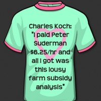 Charles Koch: "I paid Peter Suderman $6.25/hr and all I got was this lousy farm subsidy analysis"
