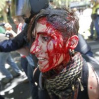 SHOCKING VIDEO FROM SPAIN PROTEST: Austerity Gestapo Brutally Attacks Peaceful Protesters, Over 76 Injured And Counting...